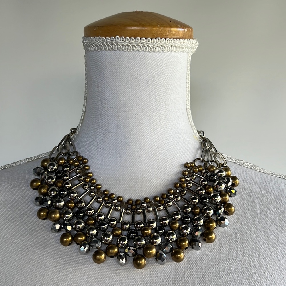 Pam Hiran from Anthropologie Beaded Collar Necklace